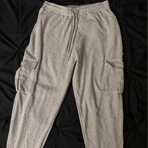 Women’s Cream Cargo Joggers